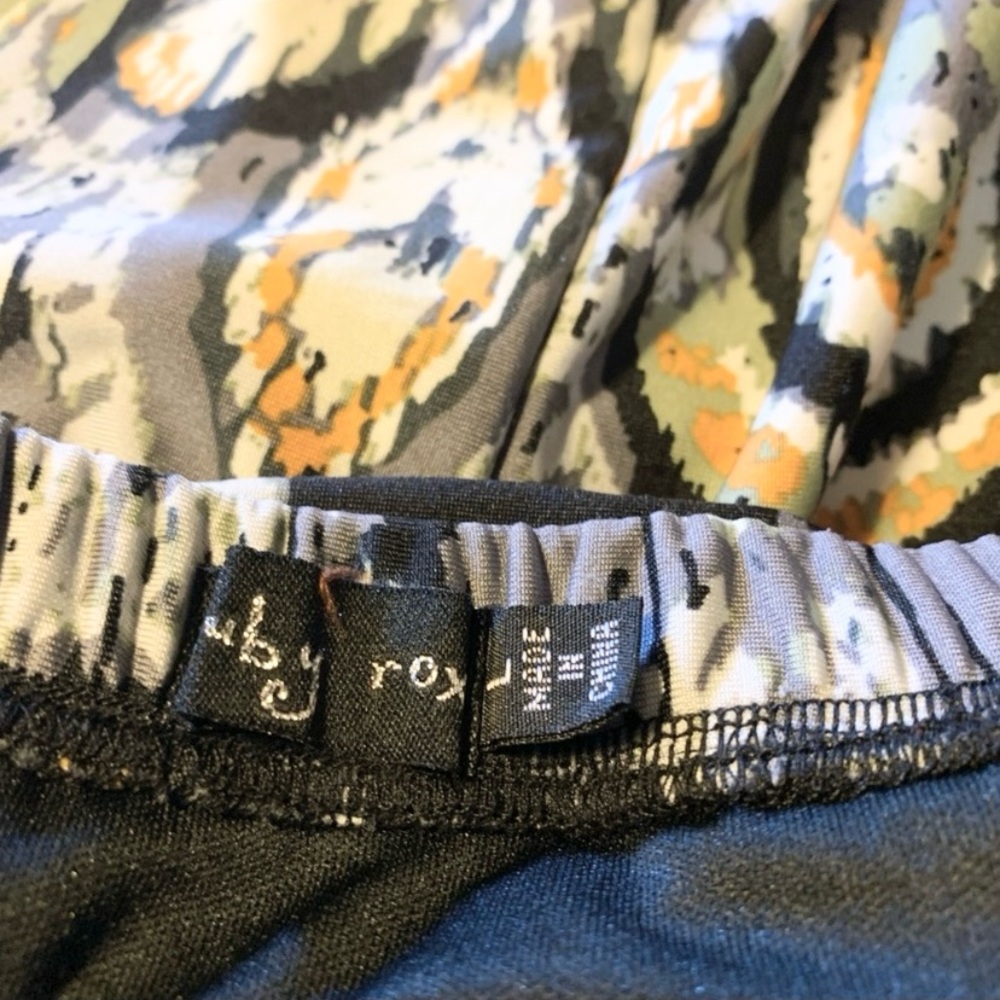 RUBY ROX STRAPLESS BOHO DRESS SIZE LARGE - Picture 12 of 14